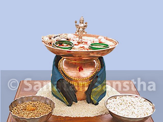Diwali puja of Shri Lakshmi and Kuber