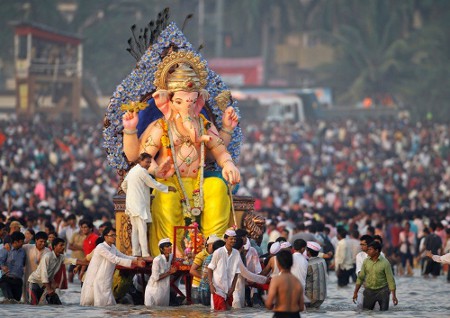 Huge Ganapati Idol